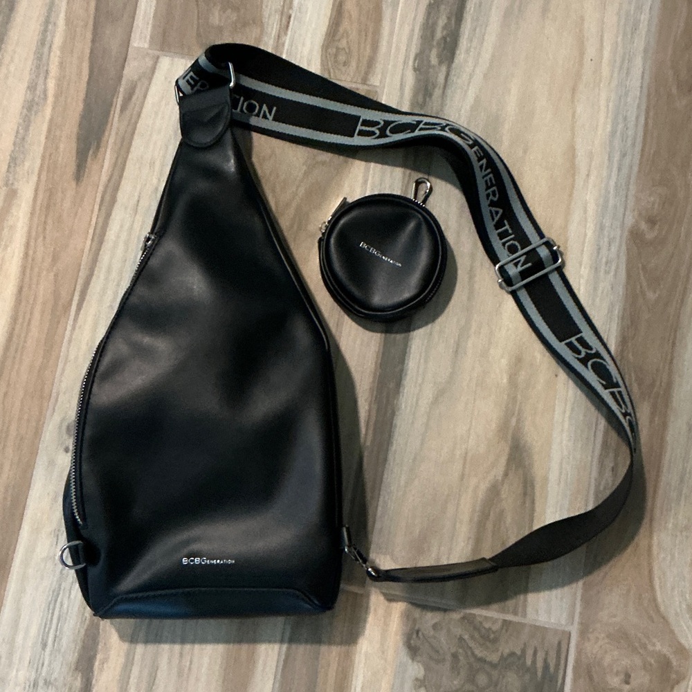 BCBGeneration Black Cross-Body Bag
